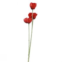 Artikel Kunstbloemen klaproos rood 50cm
