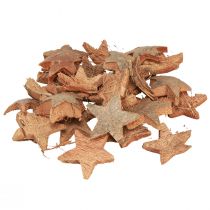 Artikel Kokossterdecoratie naturel Kerstdecoratie naturel 5,5-7cm 30 st