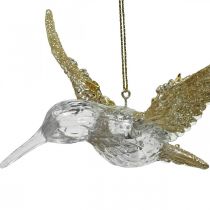 Artikel Kerstboom ornamenten vogel kolibrie hanger 11,5/14cm set van 2