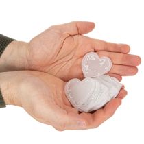 Artikel Confettihartjes van 5 cm, 24 stuks