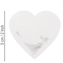 Artikel Confettihartjes van 5 cm, 24 stuks