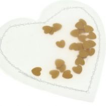 Artikel Confetti hart goud 5cm 24 st