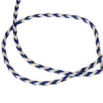 Artikel Gestreept cadeaulint/koord voor creatieve decoratie, 3 mm dik, 20 m lang