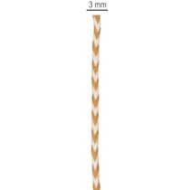 Artikel Cadeaulint, tweekleurig koord, 3 mm, 20 m