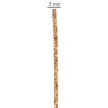 Artikel Glanzend decoratief koord op een rol voor knutselen en decoratie, 3 mm dik, 20 meter lang