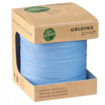 Artikel Krullint blauw duurzaam cadeaulint 10mm 100m