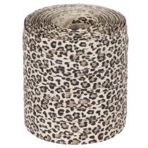 Artikel Cadeaulint met luipaardprint voor creatieve decoratie, krullint 10 mm 100 m