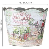 Artikel Kruidenpot bloempot kunststof Fresh Garden H13.5cm 2st