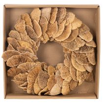 Artikel Krans van boompaddenstoelen, natuurlijke kleur, voor deur- of wanddecoratie, 37 cm