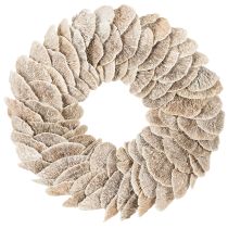 Artikel Kerstkrans van spons, natuurlijke decoratie, 37 cm