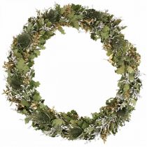 Artikel Kerstkrans droogkrans eiken kaart distel Ø45cm
