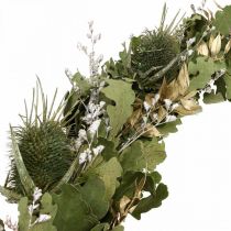 Artikel Kerstkrans droogkrans eiken kaart distel Ø45cm