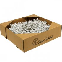 Artikel Kerstkrans wit droogbloemenkrans linnen Ø34cm