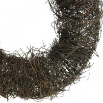 Artikel Donkerbruine druivenkrans, Ø35cm, natuurlijke krans, deurkrans, wanddecoratie, decoratieve houten krans, lentekrans, adventskrans, herfstkrans