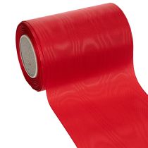 Artikel Rood kranslint 125 mm x 25 m - Lint voor rouwbloemen, belettering en decoratie