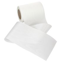 Artikel Wit kranslint 125mm 25m decoratief lint begrafenisdienst grafversiering