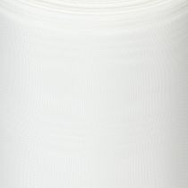 Artikel Wit kranslint 125mm 25m decoratief lint begrafenisdienst grafversiering