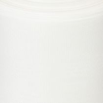 Artikel Wit kranslint, hoge kwaliteit, 75 mm x 25 m - decoratief lint voor bloemisten en uitvaartdiensten, ideaal om te bedrukken.