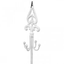 Artikel Kranshouder Shabby Chic Wit Kransstandaard Metaal 4 Haken H76cm