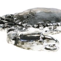 Artikel Decoratieve krab, antiek zilver, 12 cm