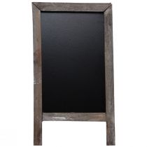 Artikel Krijtbord dubbelbord houten plank vintage standaard 18x32cm