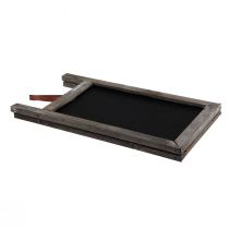 Artikel Krijtbord dubbelbord houten plank vintage standaard 18x32cm