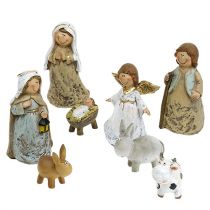 Artikel Kerstfiguren mix 4cm -11cm 8 st