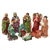Artikel Kerststalfiguren handbeschilderd polyresin 5,5-12cm 10st