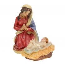 Artikel Kerststalfiguren handbeschilderd 2cm - 9cm 7st