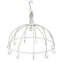 Artikel Keukenkroon Keukenhanger Metaal Wit Shabby Chic Ø31.5cm