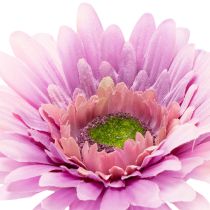 Artikel Kunstmatige gerbera's voor in de tuin, paars, 47 cm, 6 stuks
