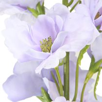 Artikel Kunstbloemen Delphinium Lichtpaars op Steel 90cm 2st
