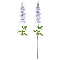 Artikel Kunstbloemen Delphinium Lichtpaars op Steel 90cm 2st