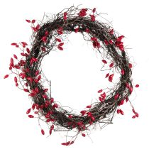 Artikel Kunstmatige rozenbottelkrans decoratie herfstkrans rood Ø50cm