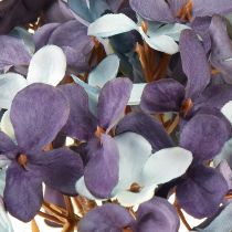 Artikel Kunstmatige Hortensia Decoratie Kunstbloem Blauw Paars 34cm 2 stuks