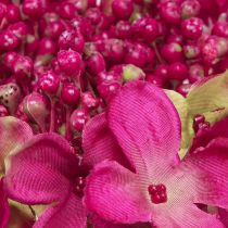 Artikel Kunsthortensia&#39;s Roze Tak Bloemblaadjes 43cm 2st