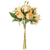 Artikel Kunstbloemenboeket met rozen, realistische decoratie voor de woonkamer, 31 cm, 3 stuks