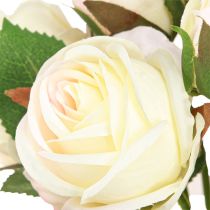 Artikel Kunstrozen Kunstbloemen Bos Crème 36cm 12st