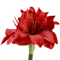 Kunst Amaryllis Kerstbloemen Rode Kunstbloemen L40cm