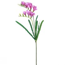 Artikel Kunsttuinbloemen freesia paars 58cm