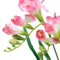 Artikel Kunsttuinbloemen Freesia Roze 58cm