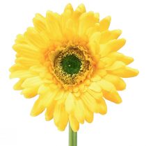 Kunstbloemen gerbera zonnig geel 47cm
