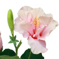 Artikel Kunstbloemen Hibiscus Roze 62cm