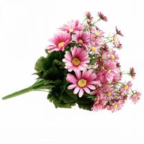 Artikel Kunstmadeliefjes boeket kunstbloemen roze 44cm
