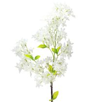 Artikel Kunstmatige lila tak witte bloemen L95cm