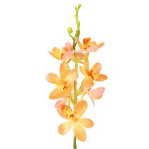 Artikel Kunstmatige Orchideeën Tak 8 Bloemen Oranje L38cm 2st