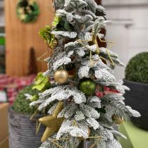 Artikel Kunstkerstboom slank gesneeuwd winterdecoratie H180cm