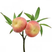 Perzik kunsttak 24cm deco perzik kunstfruit