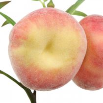 Perzik kunsttak 24cm deco perzik kunstfruit