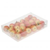 Artikel Kunstmatige Fruit Decoratieve Appels Cox Sinaasappel 3,5cm 24 Stuks Strooi Decoratie Herfstdecoratie